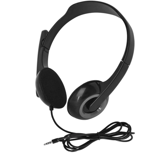 Fone de Ouvido Headset Basic Conexão P3 Cabo de 150cm Cancelamento de Ruido - Preto - Ph367