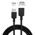 Cabo Extensor Usb a 2.0 Macho P/ Usb a 2.0 Femea - 2 Metros - Puamf2-2