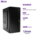Computador B500 Quad Core I5 3470 3.20ghz Memória 8gb Ddr3 Ssd 256gb Fonte 200w  Linux Ubuntu