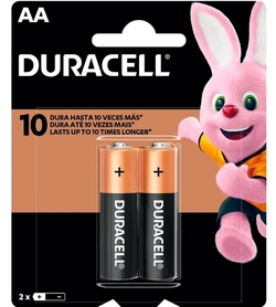 Pilha Alcalina, Duracell, Pequena, AA 2UN