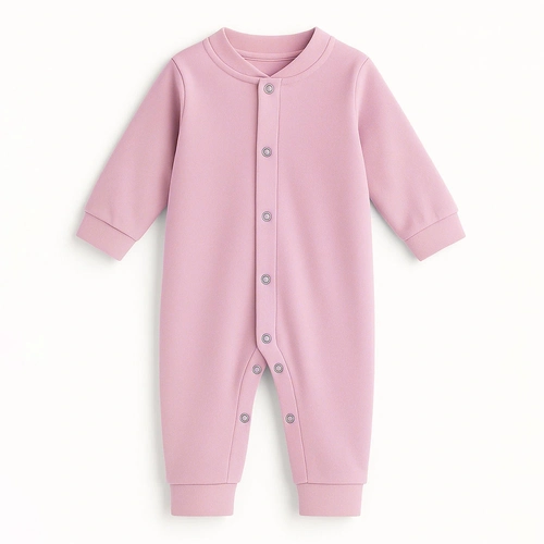 Macacão Soft Abertura Botão Liso