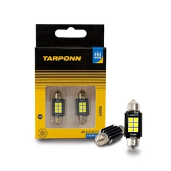 Lâmpada Tarponn Led Torpedo Canbus Premium 36mm 12v 6000k
