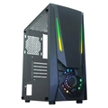 Gabinete Gamer K-MEX JAEGER 2 LED RGB Preto - CG02TJ