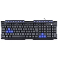 Teclado Gamer Vx Gaming Dragon V2 Abnt2 1.8m Preto Com Azul - Gt102