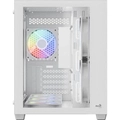 Gabinete Gamer Aerocool Dryft Mini Branco Com 6 Fans Argb Lateral Vidro