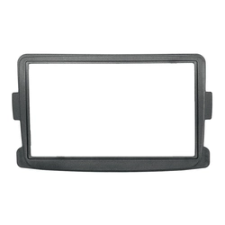 Contra Frente Plastica Permak Renault  Duster Sandero 2 Din Preta