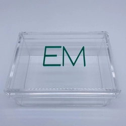 Caixa P tampa removível - Logo alto relevo inicial ou desenho