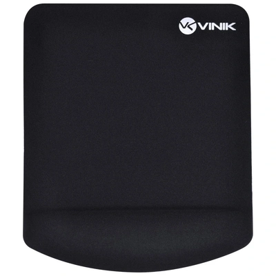Mouse Pad Vinik Com Apoio de Pulso Em Gel Preto - Mpg-02p