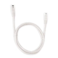 Patch Cord Cabo de Rede CAT6 2.5M PlusCable Branco - PC-ETH6U25WH
