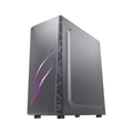 Gabinete Gamer K-MEX Kratos lll Preto Led RGB CG-50TP