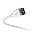 Cabo para Celular Carregamento Usb a 2.0 Macho P/ Usb Tipo-c - Branco - 3 Metros - Nylon - Cbpy03b