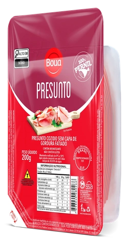 Presunto Cozido Fatiado 200g