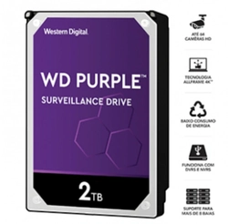 HD Surveillance WD Purple, 2TB, Cache 64MB, 3.5, SATA - WD23PURZ