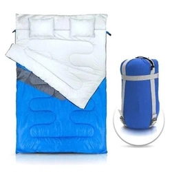 Saco de Dormir Kuple Azul Nautika (Casal)