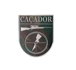 Brevê (Distintivo) emborrachado Caçador (Gorro)