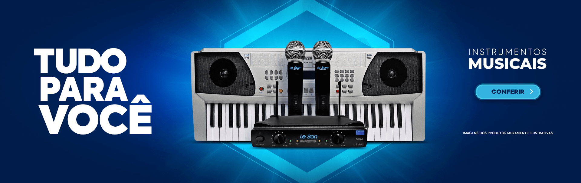 Tudo pra você - Instrumentos Musicais.