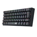 Teclado Mecânico Gamer Redragon Dragonborn Black RGB Switch Blue - K630rgb-1 Pt-blue