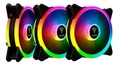 Kit Cooler FAN com 3 Unidades GAMDIAS Aelous 120mm RGB Lite - M2-1203