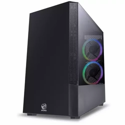 Gabinete Gamer Invertido Gravity - Lateral Vidro - 2 Fans Rgb - Pcyes - Grptrgb1fv