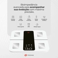 Balança Bioimpedância 25 Análises Corporais Bio Smart Relax Branca