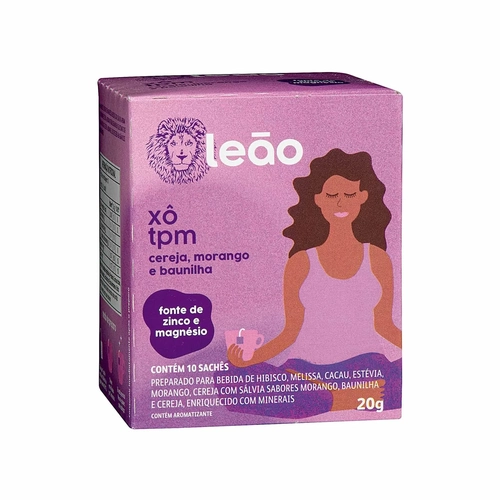 Chá Leão Xô TPM Contém 10 Sachês 20g