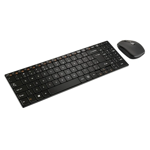 Combo Teclado e Mouse Sem Fio Multilaser Tc 202 Preto