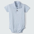 Body Polo Manga Curta Azul Hering - Masculino