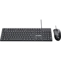 Kit Mouse e Teclado Office c13 Fortrek USB Preto - 84936