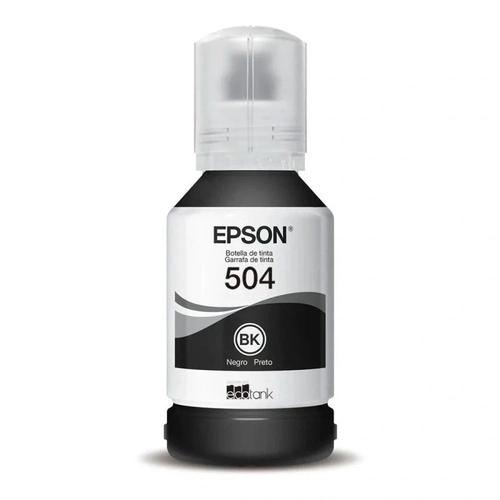 Refil De Tinta Epson T504 7.5k Preto - T504122-br