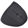 Mouse Sem Fio Recarregavel 2.4 Ghz Vertical Ergonomico Ortopedico Power Fit 1600 Dpi Preto Usb - Pm300