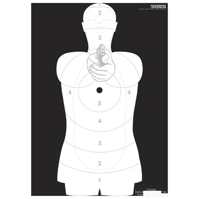 Alvo Silhueta Sat/Anp Oficial - Shotgun (Shotgun)