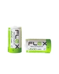 Pilha Recarregável C Flex 4500mah (média) com 2 unidades.
