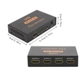 Adaptador Splitter Hdmi 4k 1 Ent. P/ 4 Saídas Full Hd Hc Ref. Ss-12