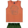 Conjunto Regata e Shorts Moletinho Beeloop Masculino