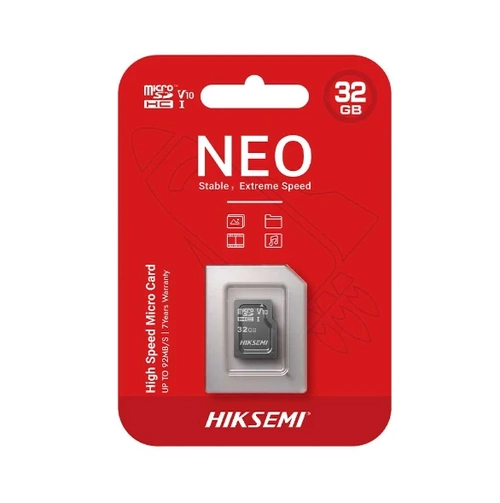 Cartão de Memória MicroSd, Hiksemi, Classe 10, uhs-I 32gb - Hs-Tf-C1/32g