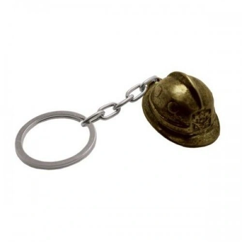 Chaveiro Capacete Dourado