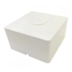 Caixa Sobrepor Multitoc Cftv Quadrada Branca 3x3