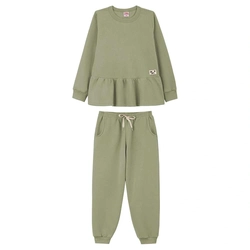 Conjunto Blusão e Calça Moletom Lik Kids - Feminino