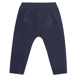 Calça Moletom Bebê Saruel com Bolso Marinho Randa Mundu - Masculina