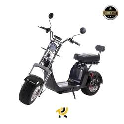 Scooter Eletrica Hawk Modelo X8 2000w Bat 60v 20ah 2 Lugares Black Ge.04