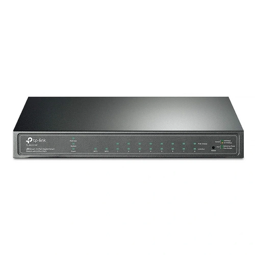 Switch Tp-link Smart Giga 8p Poe+ e 2 Slots Sfp - Tl-sg2210p