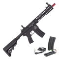 (Kit) Rifle de Airsoft AEG AR15 Neptune 10 Short  Rossi + Carregador + Bateria