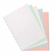 folhas e refis para o caderno médio