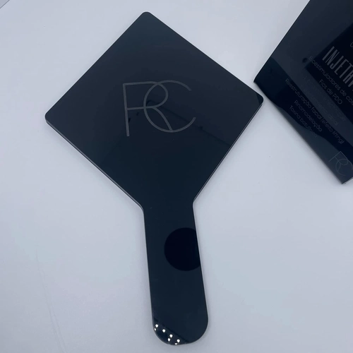 Espelho Preto M - Logo alto relevo inicial ou desenho