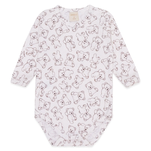 Body Manga Longa Avulso Suedine Unissex – Ursinho Fofo