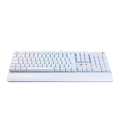 Teclado	Gamer Mecânico Redragon Kala Lunar White Switch Vermelho RGB K557WRGB (Pt-Red)