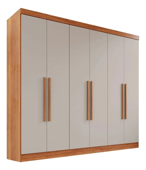 Guarda-roupa Casal 6 Portas 2 Gavetas França