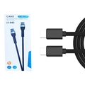 Cabo Cel/dados Type-c 3.0 P/ Type-c 1m - Le-843 Preto (trançado)