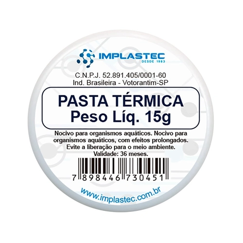 Pasta Térmica Pote 15g