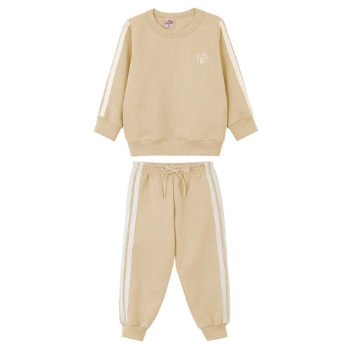 Conjunto Blusão e Calça Moletom Lik Kids - Feminino